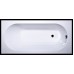 Akmens masės vonia Libero 170x80 cm, balta