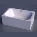 Akmens masės vonia Libero DUO 190x120 cm, balta