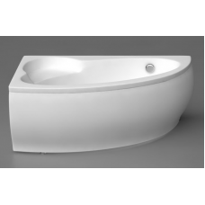 Akmens masės vonia Vispool Piccola 1540x950 mm, dešininė, balta