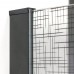 Dušo sienutė CALIDA 100 cm stiklas su piešiniu, juodas profilis