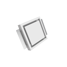 Gipsinis difuzorius KVADRO-100 kvadratinis priglaistomas, baltos sp.