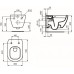 Ideal Standard Tesi pakabinamas unitazas, Rimless LS+, EASYFIX tvirtinimas, baltas