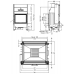 Plieninis židinio ugniakuras Spartherm Varia FD51,3h-4S, dviem fasadais ir tiesiu stiklu