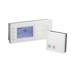 Programuojamas patalpos termostatas ir imtuvas TPOne-RF + RX1S RF, baterija maitinamas, radijo ryšiu valdomas