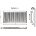 Radiatorius Purmo Compact C 11, 500-1100, pajungimas šone