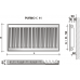 Radiatorius Purmo Compact C 11, 600-1200, pajungimas šone