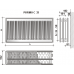 Radiatorius Purmo Compact C 33, 600-1400, pajungimas šone