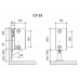 Radiatorius PURMO CV 33 200-, 1800, pajungimas apačioje (be laikiklių)