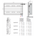 Radiatorius PURMO FC 33, 300-600, pajungimas šone