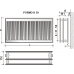 Radiatorius PURMO FC 33, 300-600, pajungimas šone