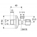 SCHELL ventilis skalbimo mašinai 1/2"x3/4"